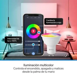 FOCO LED DICROICO Wi-Fi multicolor, de 5 W STEREN