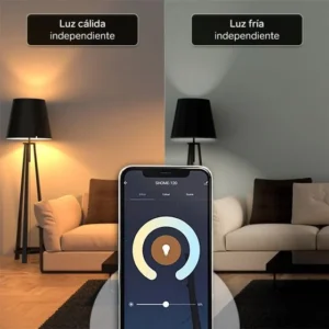 PAQUETE DE 3 FOCOS LED RGB CONTROLADO POR Wi-Fi 10W STEREN
