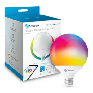 FOCO WI-FI TIPO GLOBO WRGB 5W STEREN
