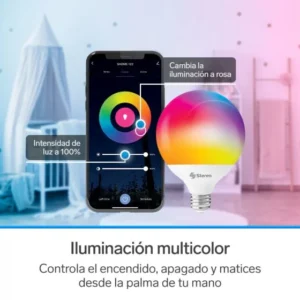 FOCO WI-FI TIPO GLOBO WRGB 5W STEREN