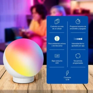 LAMPARA LED WIFI RGB PARA ESCRITORIO STEREN