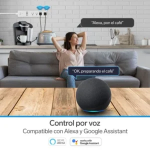 REGLETA SMART Wi-Fi* DE 4 SALIDASY TRIPLE CARGADOR USB STEREN