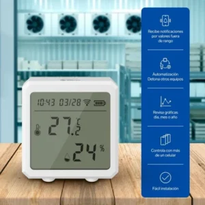 SENSOR WI-Fl DE TEMPERATURA Y HUMEDAD STEREN