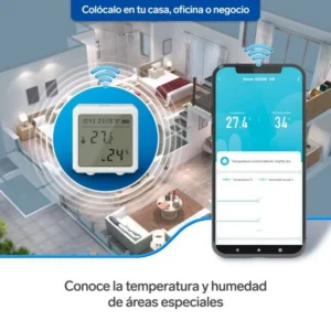 SENSOR WI-Fl DE TEMPERATURA Y HUMEDAD STEREN