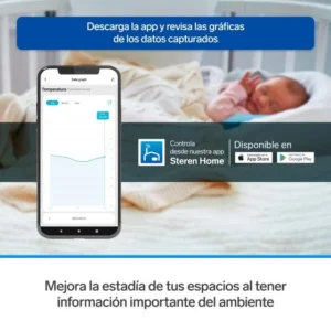 SENSOR WI-Fl DE TEMPERATURA Y HUMEDAD STEREN