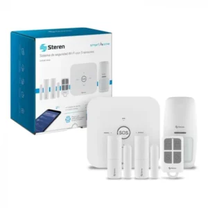 SISTEMA DE SEGURIDAD WIFI CON 3 SENSORES STEREN