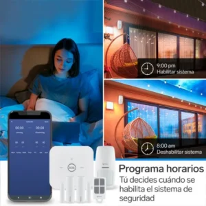 SISTEMA DE SEGURIDAD WIFI CON 3 SENSORES STEREN