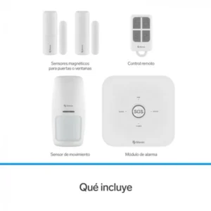 SISTEMA DE SEGURIDAD WIFI CON 3 SENSORES STEREN
