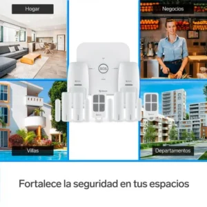 SISTEMA DE SEGURIDAD WIFI CON 6 SENSORES STEREN