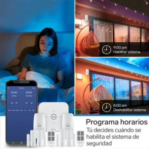 SISTEMA DE SEGURIDAD WIFI CON 6 SENSORES STEREN