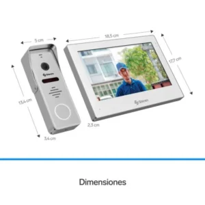 VIDEO TIMBRE WIFI CON PANTALLA A COLOR STEREN